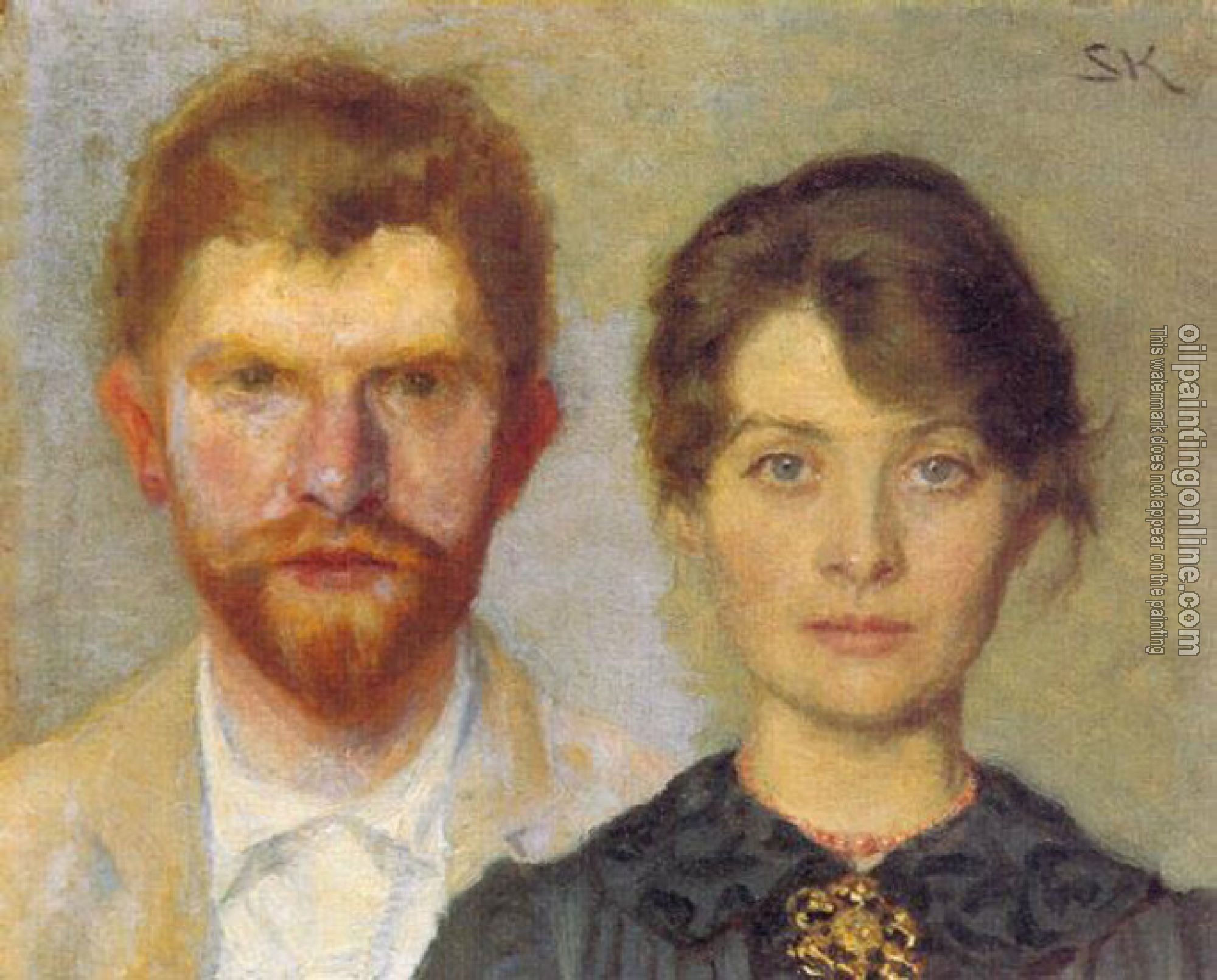 Peder Severin Kroyer - Retrato del matrimonio